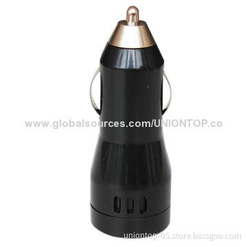5V1A, 5V2.1A USB Car Charger, Have Two Styles for Choosing, Black and White